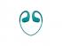 Sony NWWS623L Bluetooth kék sport fülhallgató headset és 4GB MP3 lejátszó