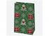 IRIS Karácsonyi ajándéktasak, 160x240x70 mm, különböző színekben és mintával
