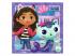 Gabby's Dollhouse puzzle, 3x49 darab.