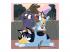 Bluey kalandjai puzzle, 3x49 darabos