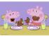 Peppa Malac vidám családja puzzle, 2x24 darabos.