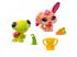 Littlest Pet Shop: Relay Racers - Teknős és Nyuszi figura csomag 2. Széria