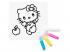 Sticker Art: Hello Kitty színezhető matrica szett többféle 1db - Comansi