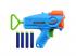Nerf: Elite Junior Racer - Easy-Play szivacslövo fegyver 4db tölténnyel - Hasbro