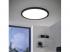 LED panel , 14.6W , RGB , CCT , dimmelhető , backlight effect , 29.5 cm , kerek , fekete , EGLO Connect.Z , Zigbee , ROVITO-Z ,
