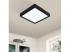 LED panel , falon kívüli , 16.5W , CCT , dimmelhető , 21 x 21 cm , négyzet , fekete , IP44 , EGLO Connect.Z , Zigbee , FUEVA-Z ,