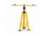 Három lábú állvány LED reflektorhoz , 2 fejes tripod , sárga