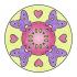 Mandala 2:1 minta - egyszarvú, Ravensburger