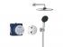 Grohe Precision Thermostat króm Rejtett zuhanyrendszer Vitalio Start 250