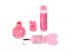 Lulu Blush átlátszó sminktáska