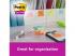 Post-it Super Sticky Carnival 76x76mm 90lapos 4+2db vegyes jegyzettömb