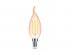 LED lámpa, égő, 2 db, izzószálas hatás, filament, gyertya , E14 foglalat , C35 , 4 Watt , dimmelhető , meleg fehér , 1800K , bor