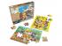 Rubble & Crew fa puzzle fa dobozban 3x24 darab