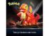 4D puzzle építőszett: Pokemon Charmander, 241 részes