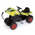 Smoby Claas ráülős traktor utánfutóval, 142 cm