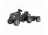 Smoby Farmer XL pedálos traktor pótkocsival, fekete