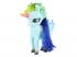 Dream Horse hosszú sörényű színes egyszarvú póni, 6 féle, 1 db