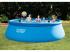 INTEX Easy Set családi medence szett, 457 x 122 cm, Krystal Clear C1000 patronos szűrő, létra, talaj + medencetakaró