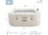 Intex PureSpa Chevron Deluxe négyzetes Jacuzzi 211 x 71 cm