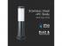 VT-838 Bollard Lámpa - Rozsdamentes Acél Test (45cm) E27 Szürke - IP44
