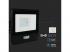 20W LED PIR Szenzoros Reflektor SAMSUNG Chip Fekete Test 3000K
