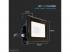 10W LED reflektor SAMSUNG chip fekete test 6400K