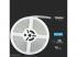 LED szalag SMD2835 120 LED 24V IP65 6500K Dupla PCB 10m tekercs