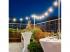 Led fényfüzér , kültéri , E27 , 10 db x 0.5W , 5 m , meleg fehér , IP44