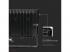 200W LED reflektor SMD F-sorozat Fekete test 4000K