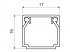 KOPOS LH 17X17 P2 2m 17x17 mm öntapadós minicsatorna