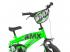 BMX collos gyerek bicikli oldalkerekekkel zöld-fekete színben  Dino Bikes kerékpár