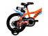 Hot Wheels 14 gyerek bicikli kulacstartóval és oldalkerekekkel narancssárga-fekete színben  Dino Bikes kerékpár