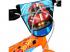 Hot Wheels 16 gyerek bicikli kulacstartóval és oldalkerekekkel narancssárga-fekete színben  Dino Bikes kerékpár