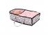 Babakocsi játékbabáknak, 2 in 1, szürke-pink 66,5X37X69 Cm
