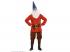 Piros törpe férfi jelmez