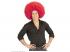 Afro piros paróka