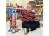 Színes-számos autós parkolótorony fa készségfejlesztő - Melissa & Doug