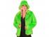 Neon zöld színű plüss kabát női jelmez