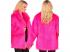 Neon pink színű plüss szőrös kabát unisex felnőtt jelmez