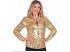 Party csillogó blúz arany színű női jelmez