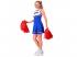 Cheerleader kék női jelmez