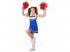 Cheerleader kék lány jelmez