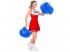 Cheerleader piros női jelmez