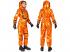 Asztronauta narancs színű női jelmez