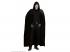 Fekete bársony köpeny kapucnival 150 cm hosszú női jelmez
