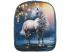 Spirit: White horse lovas 3D mintás lekerekített ovis hátizsák 30x25x12cm