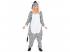 Zebra puha plüss egyberészes unisex felnőtt jelmez