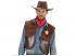 Cowboy mellény bőr hatású férfi jelmez