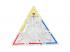 Pyraminx Crystal LE logikai puzzle