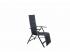 Milano relax szék, alumínium - 60x72x110 cm